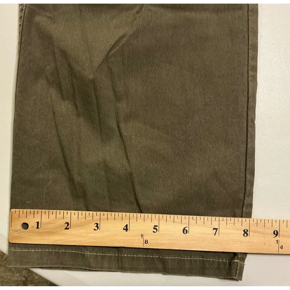 Kuhl Rydr Mens 32x32 Dark Khaki Brown Cotton Blend Hiking Workwear Pants - Picture 9 of 9